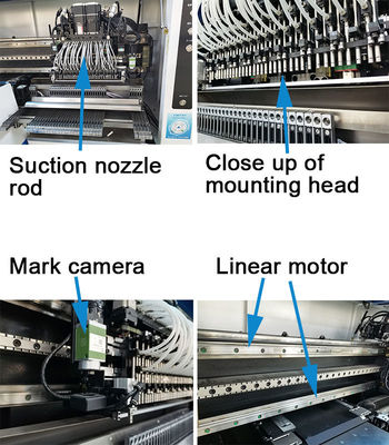 Los fabricantes de la impresora de la placa de circuito de SMT escogen y la impresora DE ALTA VELOCIDAD automática del nachine del lugar
