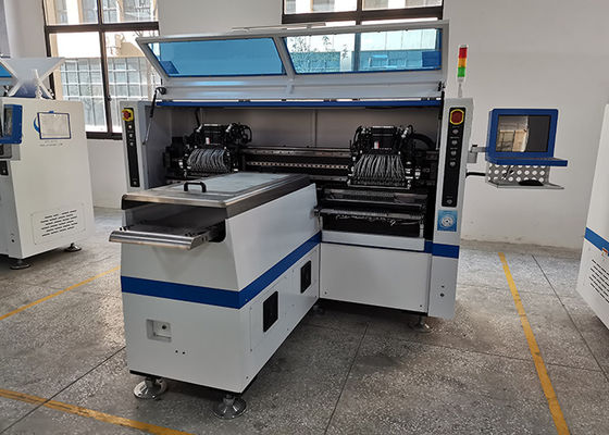 El alcance de alta velocidad 250000CPH 68 PCS de la capacidad va a cualquier máquina flexible de la selección y del lugar del smt de la tira de la longitud
