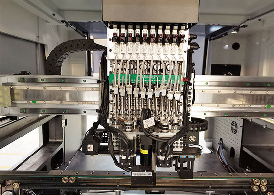 La CA 380V 40000CPH 10 dirige la selección del PWB SMT del bulbo de la estación LED de 32 alimentadores y la máquina del lugar